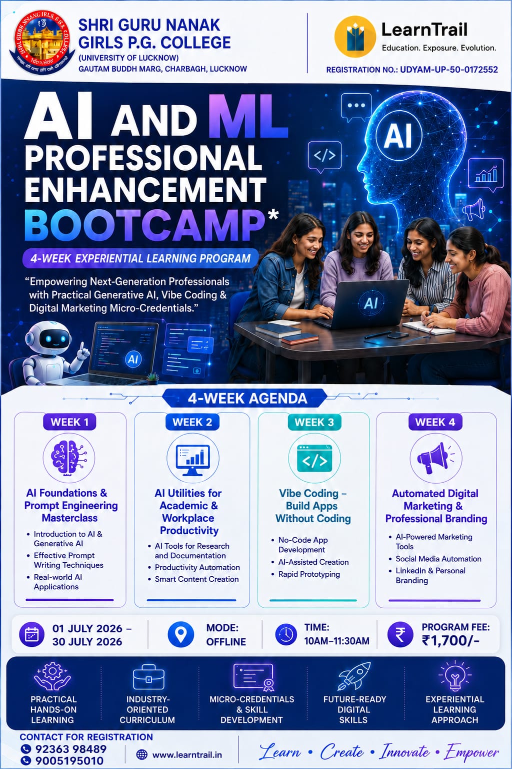 AI AND ML PROFESSIONAL ENHANCEMENT BOOTCAMP
