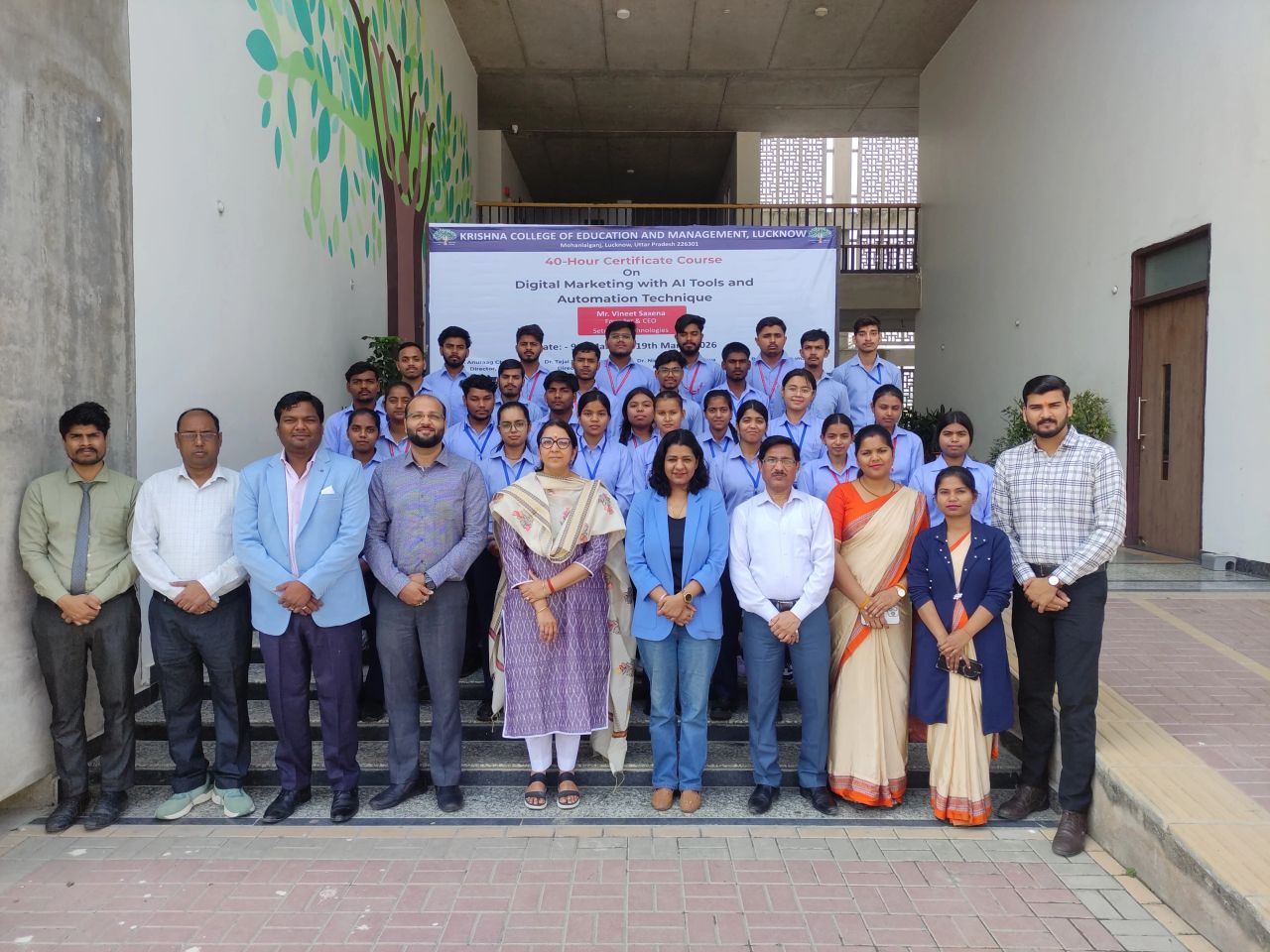 Bootcamp on Digital Marketing with AI at Krishna Educational Foundation